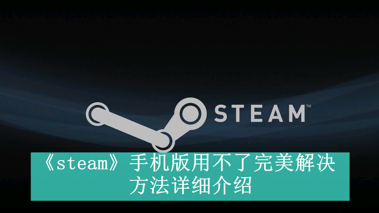 《steam》手机版用不了完美解决方法详细介绍