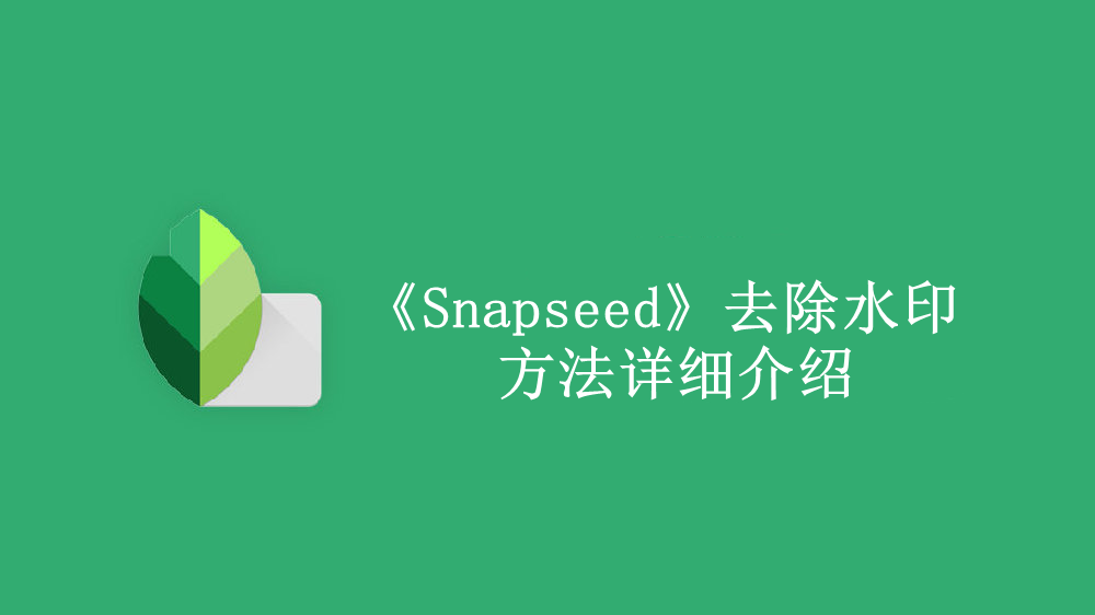 《Snapseed》新用户常见使用问题解决教程汇总【图文】