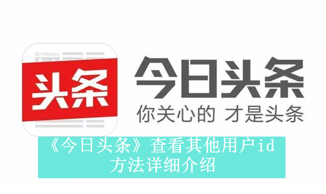 《今日头条》查看其他用户id方法详细介绍