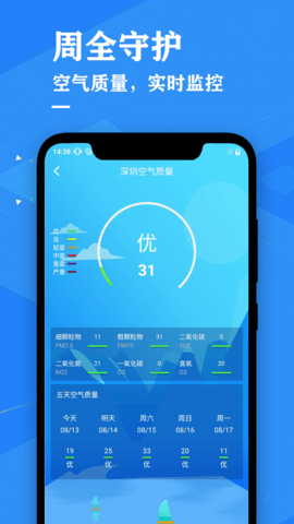 辰星天气预报截图