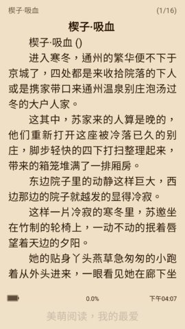 美萌小说去广告免费阅读截图