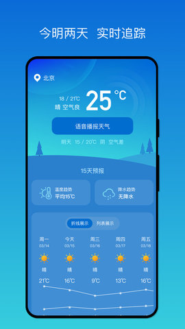 秒测天气截图