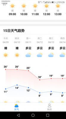 专注天气15日天气查询截图